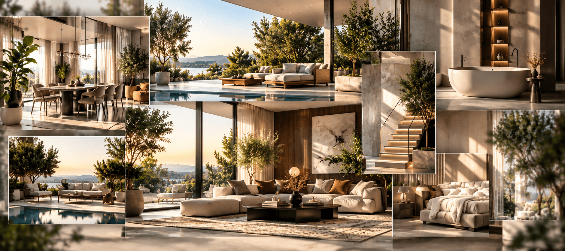 Live Ceramique design gallery featuring curated interior spaces