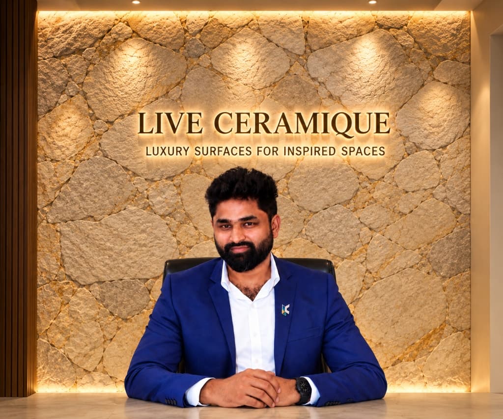 KRP Raju, Founder of Live Ceramique, Hyderabad