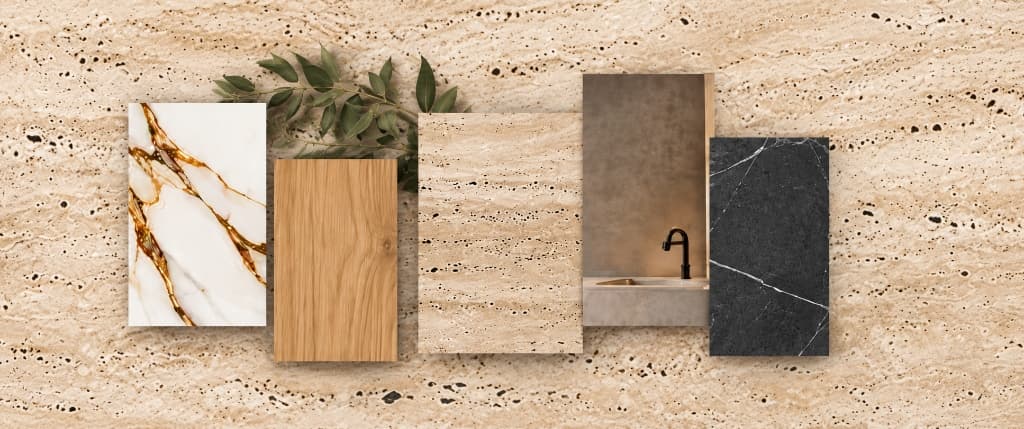 Live Ceramique curated material moodboard