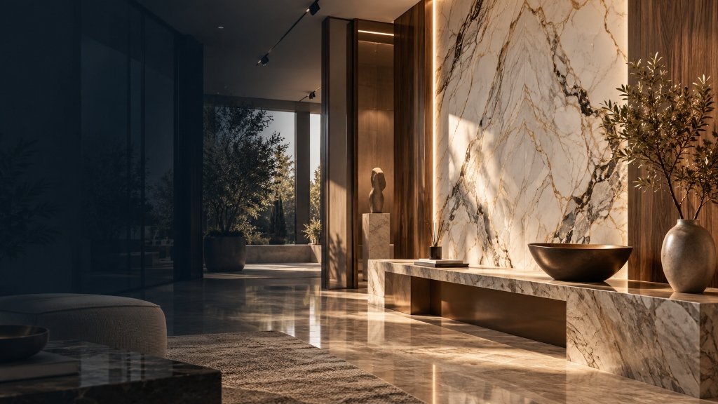 Luxury architectural interior by Live Ceramique